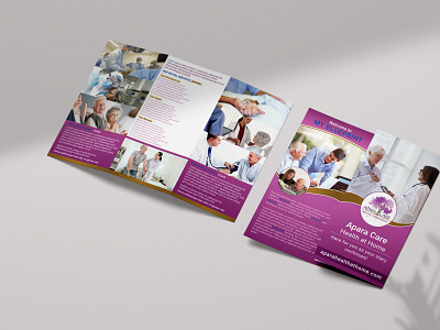 Apara Care Brochure branding brochure brochure design design doctor flyer minimal modern print design