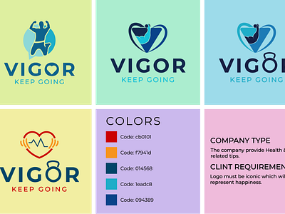 Vigor Logo Design art artdesigns branding design graphic design illustration illustrator illustrators logo logo folio logodesign logos ui vector