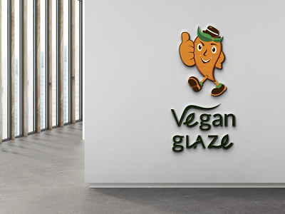 Vegan Logo artdesigns branding design food business graphic design illustration illustrator logo logodesign logos ui vector vegan veggie