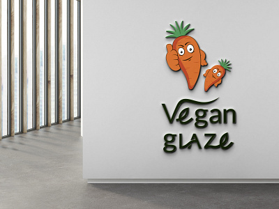 Vegan Logo artdesigns branding design illustration illustrator logo logodesign logos ui vector