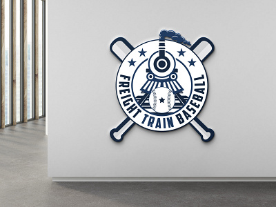 Baseball Logo Design art artdesigns baseball branding corporate design graphic design illustration illustrator logo logodesign logofolio logos minimal train ui vector