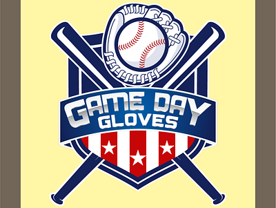 Baseball Gloves Logo artdesigns baseball branding design gloves graphic design illustration illustrator logo logodesign logos soccer sports ui vector