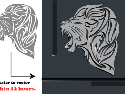 Raster to Vector image retrace, re-editing || FOR ORDER CONTACT