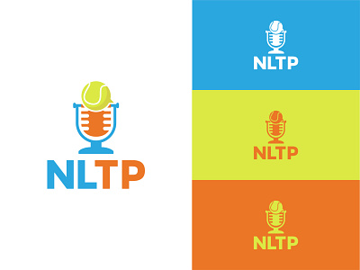 Netherland Tennis Podcast Logo 3d app brand logo branding design graphic design illustration logo modern logo podcast podcast logo typography ui vector