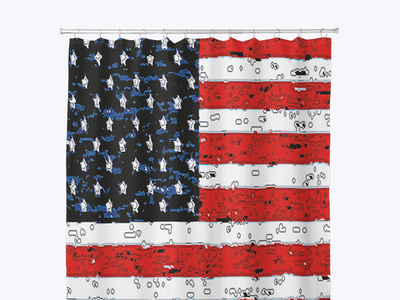 USA made Shower curtain