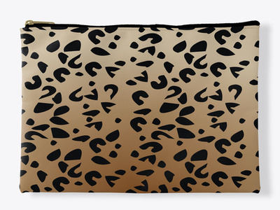 Cheetah Zippered Pouch accessory pouch product design teespring zippered pouch