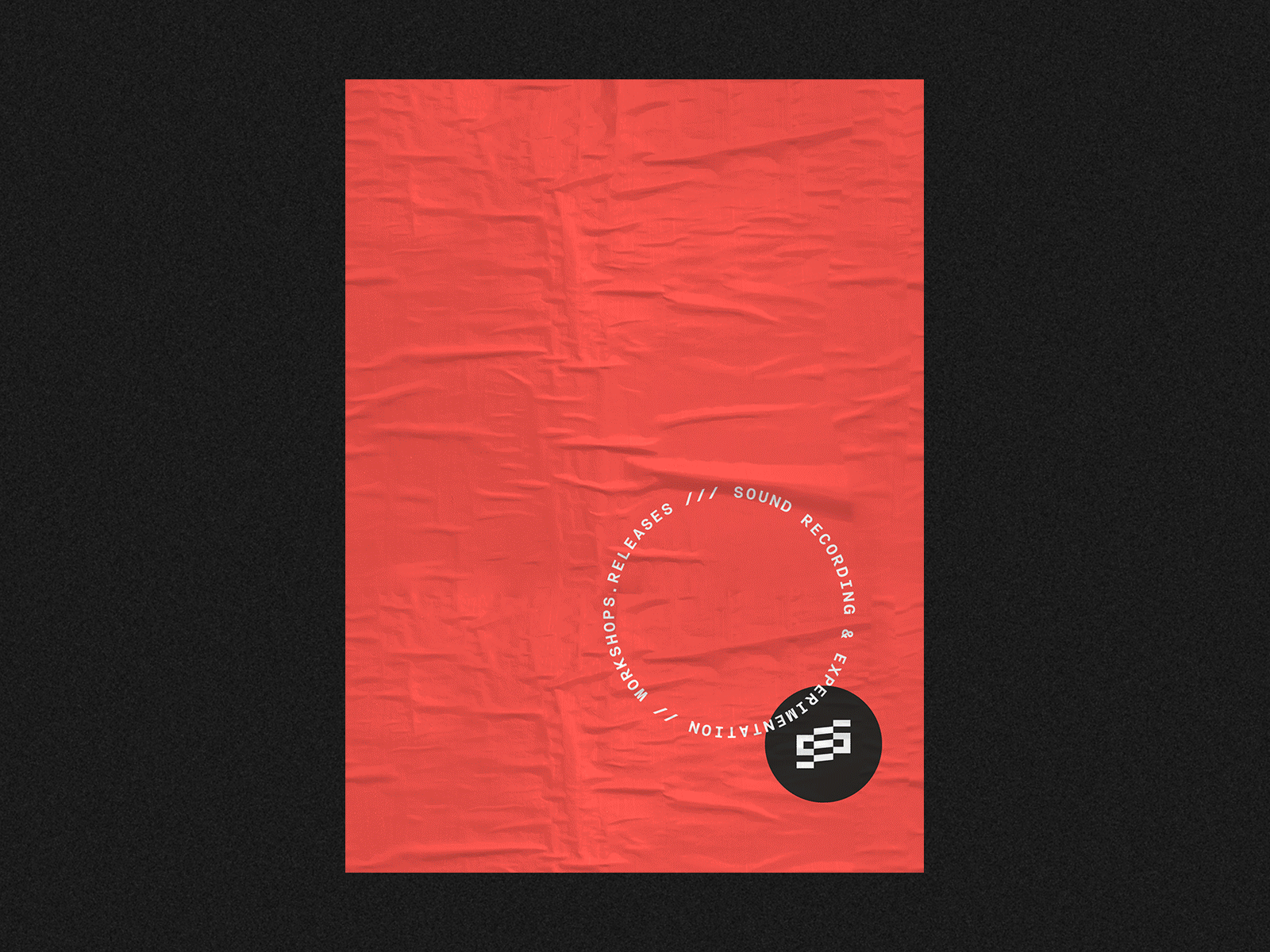 240819_ analogsessions adobe photoshop advertising art direction branding design digital experimental gif music poster poster a day poster art print sound typography