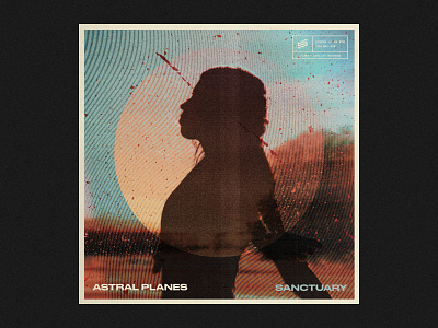 270819_ astralplanes.sanctuary abstract album art album artwork album cover art art direction branding cover cover art cover artwork cover design design graphic design linocut maximalism music print shapes sound waves