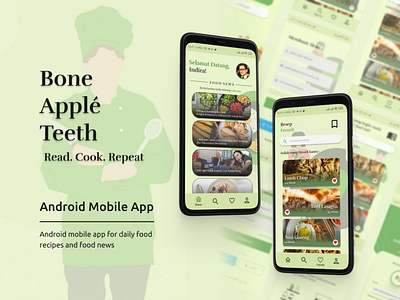 Food Recipes and Food News App - Bone Apple Teeth