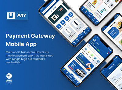 Payment Gateway Mobile App - UMN Payment figma ios mobile app payment gateway app uiux uiux design umn payment