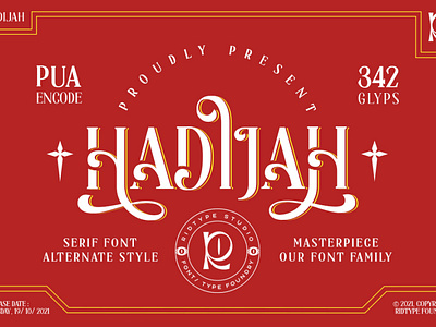 Hadijah - Decorative Font