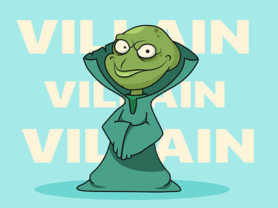 the usual villain illustration the character vector