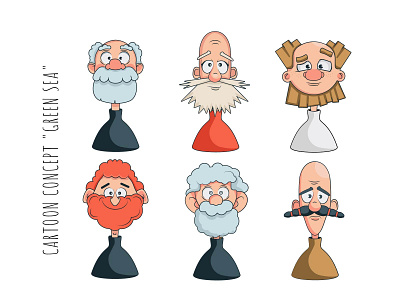 the character is an old man dude illustration old new the character vector