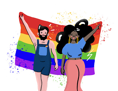 Seattle Pride art artist design digital art graphic design illustration illustrator