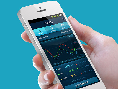 Stock / Share Market Application application mobile