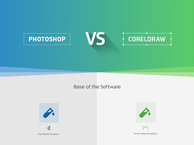 Infographics- Photoshop Vs Coreldraw infographics