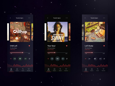 Music Player - Daily UI Challenge app design figma interface mobile mobile interface music music player ui ui design ux