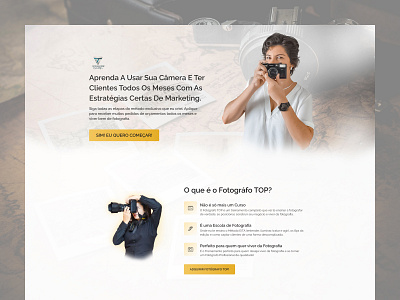 Landing Page - Photography design figma interface landing page onepage pagina de vendas site ui ui design ux web webdesign website