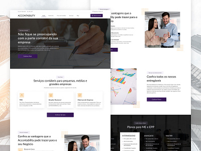 Landing Page - Accounting Office accounting design elementor figma interface landing page office website site ui ui design ux ux design website wordpress