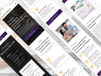 Landing Page - Accounting Office accounting website design elementor figma interface landing page mobile mobile design site ui ui design ux website wordpress