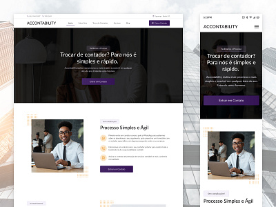 Landing Page - Accounting Office accounting website design elementor figma interface landing page office ui office website site ui ui design ux website wordpress