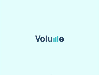 Volume branding design icon illustration illustrator lettering logo minimal typography vector