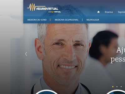 New UI for Neurovirtual Homepage ui ui design web design