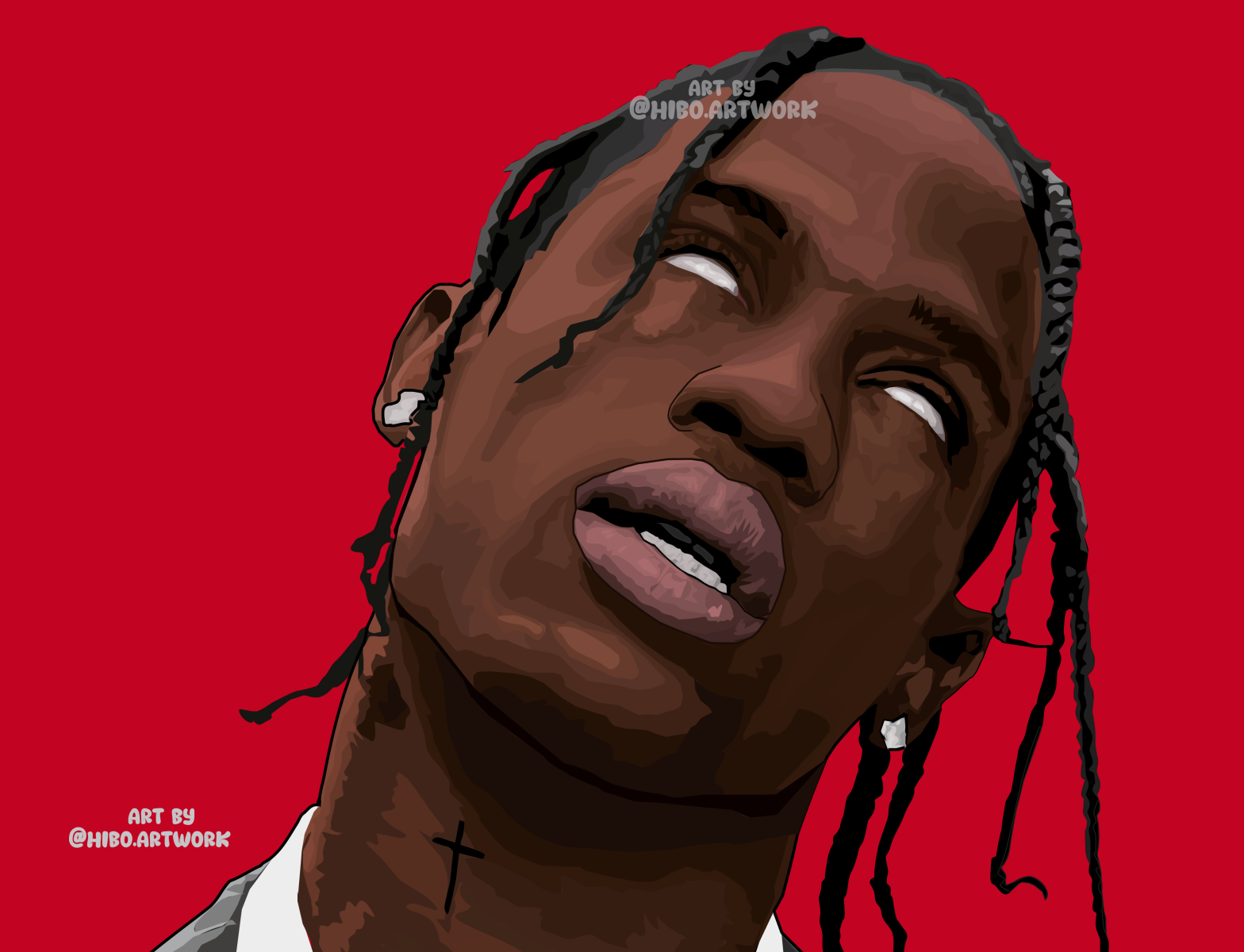 travis scott vector art by hiboart by hiboart on Dribbble