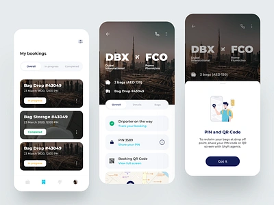 Bookings - Travel App 2020 app booking dashboard design dribbble flat illustration travel travel app traveling trends ui ux