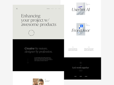 Design Portfolio 2021 creative design dribbble fonts minimal personal portfolio typeface ui ux web website wordpress