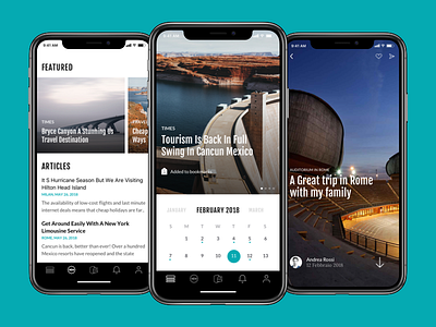 Travel intranet APP app apple interface ios iphonex minimal ui ux