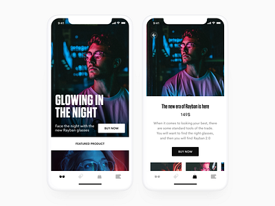 e-commerce app app color concept creative design idea ios iphone x training ui ux