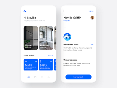 Smart Home App app card creative dashboard design dribbble home home screen illustration inspiration interface minimal smart home ui ux