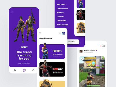 Twitch Redesign App