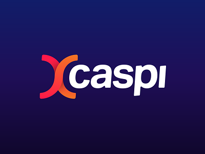 caspi brand design gradients logo symbol typography