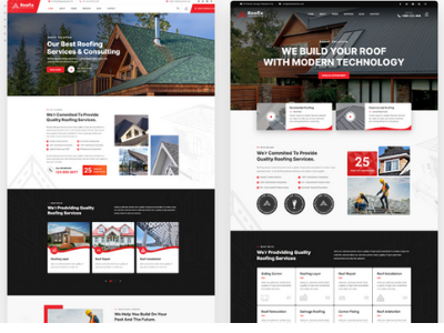 Roofing Services Website Design design website website design