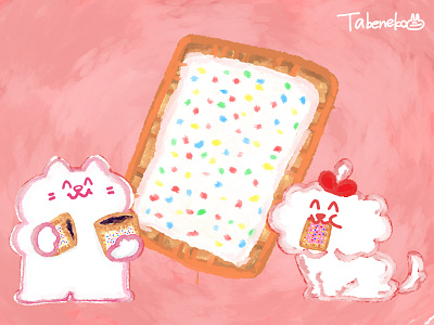 Pop Tarts animal branding cartoon character design childrens illustration design design of graphics doodle food foodmotif hand drawn type illustration kawaii logo mascot design photography