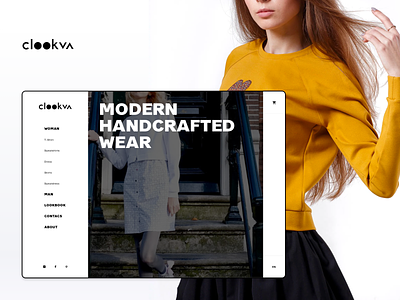 CLOOKVA Online Store design dress ui wear web web design website website design