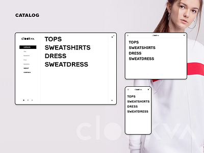C L O O K V A catalog clookva design dress site ui wear website