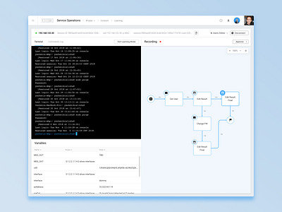 Connect Learning connect flow interface learning log scheme terminal ui