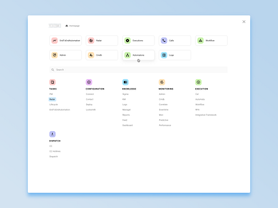 Menu – Yet Another Version categories interface menu menu design ui