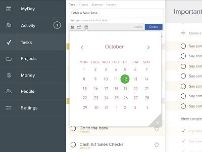 Calendar Popover app calendar popover web