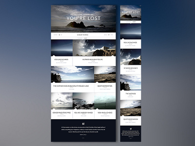 Vastness - Responsive Blog Free PSD blog free freebie psd responsive