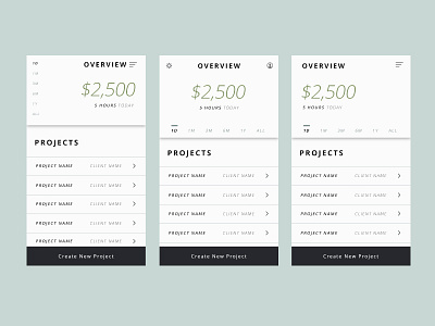 Accounting App Concept app ios8 visual design