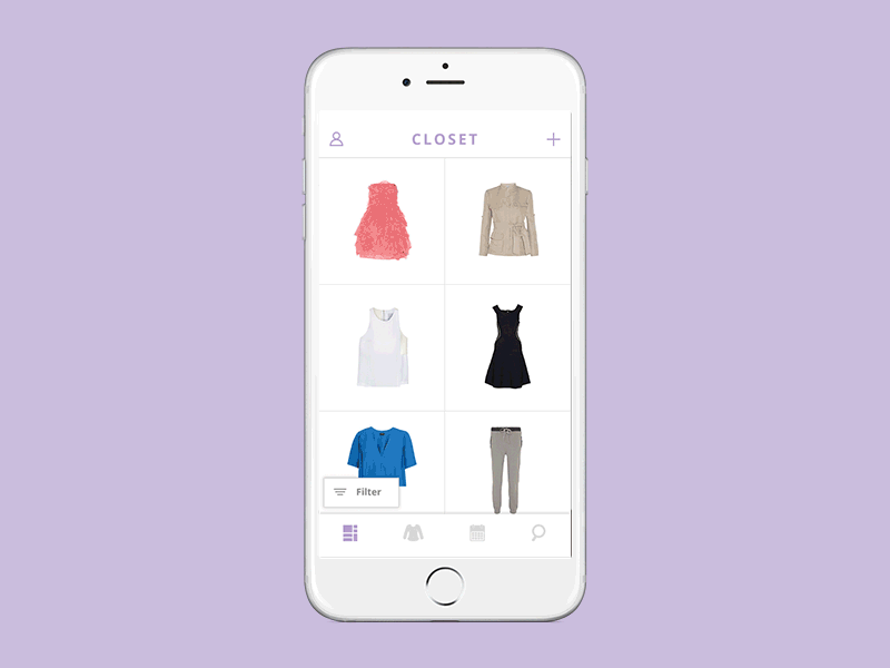 Outfits App Concept app ios