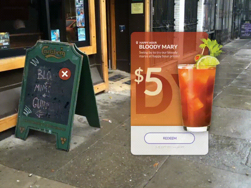 Augmented Reality Geolocation Ad