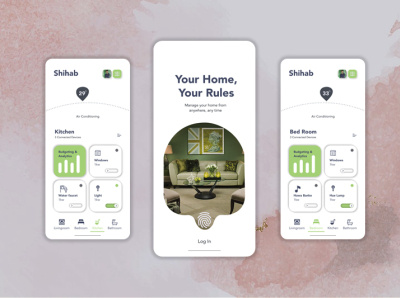 Your Home, Your Rules app branding design figma home app home mangment illustration inspiration mobile mobile app mobile app design product design ui ui design uiux design ux design