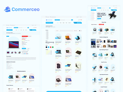 Commerceo- eCommerce Figma UI Template