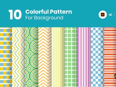 10 Colorfull Pattern Background backdrop