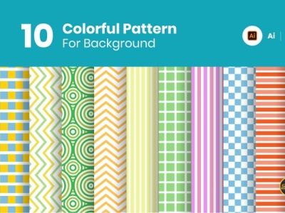 10 Colorfull Pattern Background